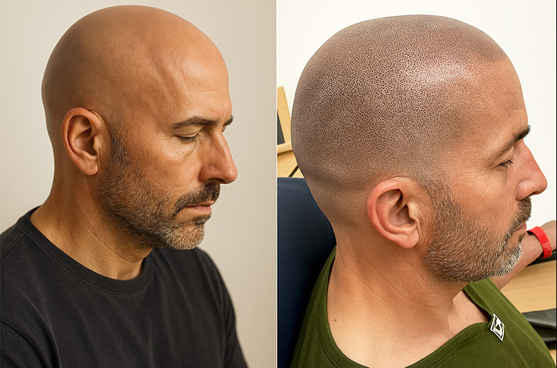 Scalp Micropigmentation ganzer Kopf