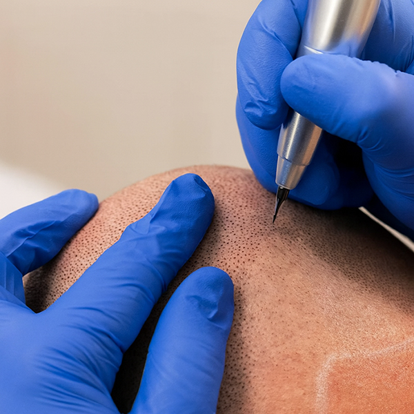 Erste Sitzung Scalp Micropigmentation Bremgarten